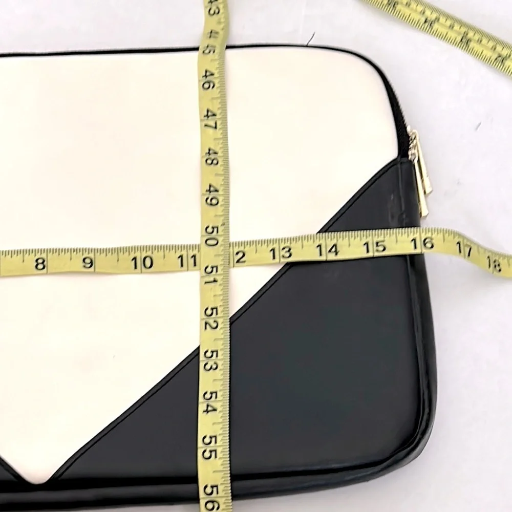 Who What Wear Black and White MOD laptop Cover